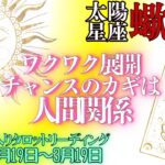 太陽星座 蠍座さん💖〈太陽からの恵みは「チャンス到来」人との関わり方が未来を変える‼〉太陽魚座入り期間 2024年2月19日～3月19日 タロットリーディング　さそり座