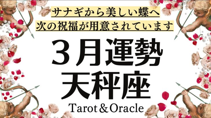 天秤座、必見⚠️サナギから蝶へ🦋今起こっていることの重大な意味をお話します。３月全体運♎️仕事恋愛対人[個人鑑定級タロットヒーリング]