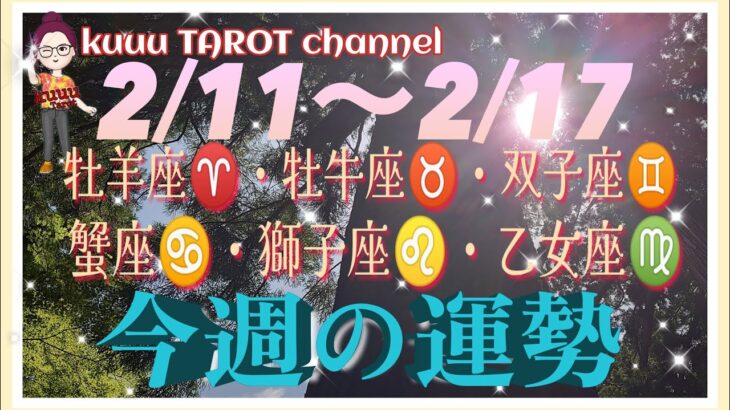 何かが始まる⁉️牡羊座♈️牡牛座♉️双子座♊️蟹座♋️獅子座♌️乙女座♍️【2/11〜2/17週間リーディング】#2024 #直感リーディング #タロット占い