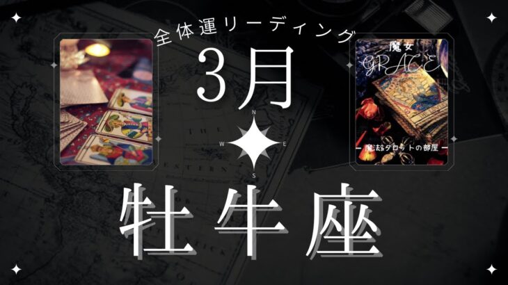 牡牛座3月【全体運】休憩が全てを解決する👍魔女の月刊タロットリーディング⭐️