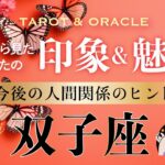 【♊️双子座】🍀周りから見たあなたの印象＆魅力／今後の人間関係のヒント🕊️圧倒的な軽やかさ!あなたには美しい羽がある✨ （タロット／オラクル／ルノルマン／カードリーディング）