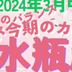 水瓶座さん　感情が満たされることがありそう☕️ プライベートが充実すれば仕事の効率もアップしそう💡 2024年3月中旬の運勢　カードリーディング#水瓶座　#タロット　#2024年3月