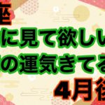 【4月後半の運勢】うお座　絶対に見て欲しい最高の運気が来ているよ！超細密✨怖いほど当たるかも知れない😇#星座別#タロットリーディング#うお座