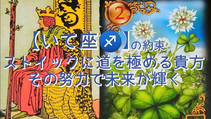 【いて座♐】の約束〜ストイックに道を極める貴方　その努力で未来が輝く〜