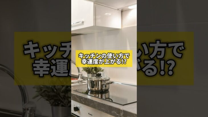 キッチンの使い方で幸運度が上がる!?#風水 #金運 #金運アップ #建築 #八納啓創