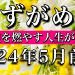 みずがめ座♒︎2024年5月前半 ついに魂を燃やす人生が始まる　Aquarius✴︎May 2024