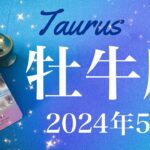 【おうし座】2024年5月♉️陰から陽へ！困難に終止符！夜空に星が見え始める、こんなところにあった新しい芽、サプライズのチャンスは突然