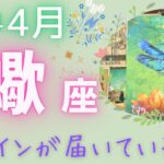 【蠍座♏️】2024年4月運勢🌷意外なところからやってくるサイン⁈🌈これだ！と思ったら動く時🦋新しい世界が待っています✨