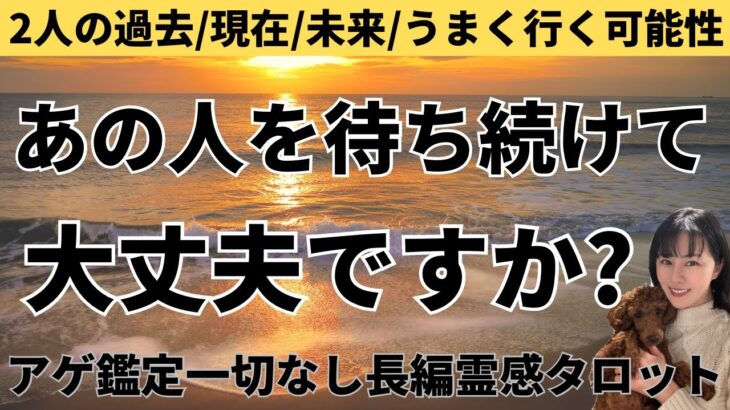 【見た時がタイミング🔔】相手を待ち続けて大丈夫❓ツインレイ/ソウルメイト/運命の相手/複雑恋愛/曖昧な関係/復縁/片思い/音信不通/ブロック/未既読スルー/好き避け/恋愛/結婚/占い/リーディング霊視