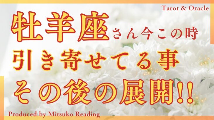 さて、夢を叶えに行きますか❗️自信を持ってマイペース重視で進んでください❗️牡羊座さんが今引き寄せているものその後の展開