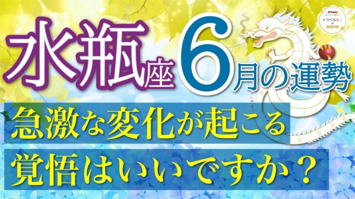 水瓶座６月🐸【最強運勢】ほんとに凄すぎ強すぎ運勢😭❤️運命が味方！人生のピースがピッタリ嵌っていきます👏🌈仕事運,人間関係運,恋愛運,金運,財運,家庭運,事業運,全体運［タロット/オラクル/風水］