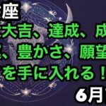 【6月前半の運勢】乙女座　大大大吉、達成、成功、幸運豊かさ、願望成就、全てを手に入れる！超細密✨怖いほど当たるかも知れない😇#タロットリーディング#天秤座