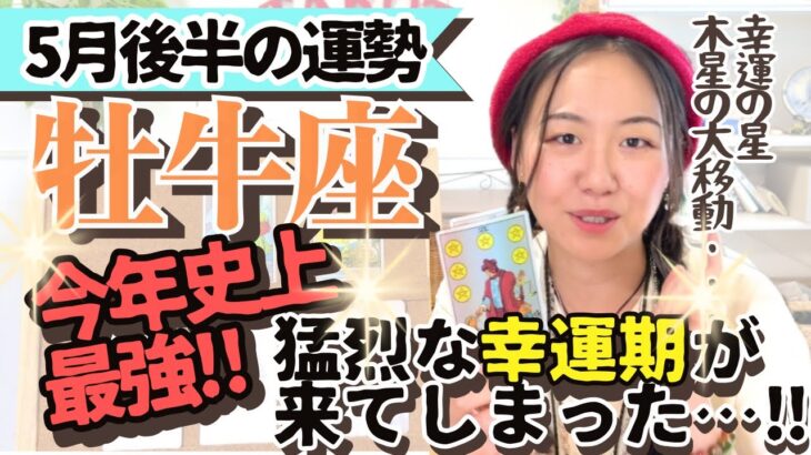 絶対見た方が良い【牡牛座5月後半の運勢】今年あなたが受け取る幸運コレ！！