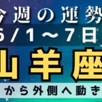 山羊座♑️今週占い🔮6/1〜7日まで（使命的な事が動き出す⭐️）