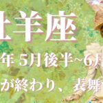 【おひつじ座】2024年5月後半運勢　長年の困難が終わり、表舞台へ躍り出るとき💌心のままに進んで、涙のあとに希望の虹が架かる、今ある豊かな幸せが見つかる🌈✨【牡羊座 ５月運勢】【タロット】