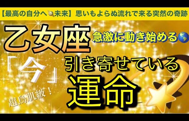 乙女座🌎【最高の未来の自分へ❣️神展開🥹】ついに動き始める突然の奇跡🤩運命❤️‍🔥深掘りリーディング#潜在意識#魂の声#ハイヤーセルフ