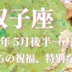 【ふたご座】2024年5月後半運勢　急展開の好転、星からの祝福、特別な時間が訪れます💌人生の宝物と出会う、誰よりも光り輝くとき。どうか自信を持って🌈✨【双子座 ５月運勢】【タロット】