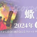 【さそり座】約束された成功・肝っ玉と勢い・今までの甲斐がある★2024年6月★タロットリーディング【音声なし】【蠍座】