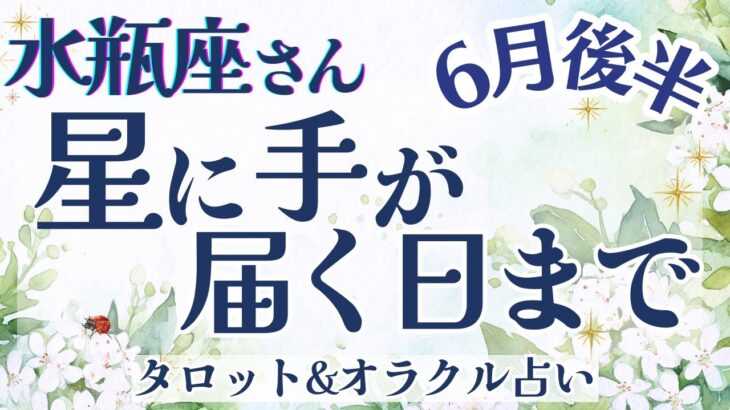 【水瓶座】最強モード!! 覚醒の時!! 全体運は鳥肌立ちます⭐️⭐️⭐️✨【仕事運/対人運/家庭運/恋愛運/全体運】6月運勢  タロット占い