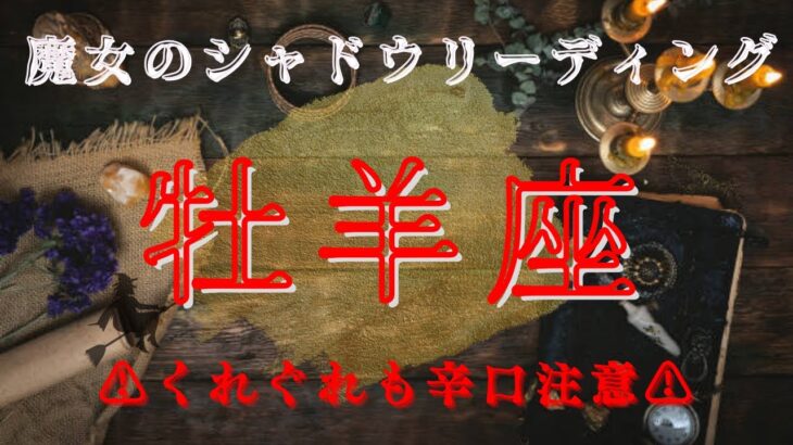 牡羊座6月〜7月【シャドウ】自身を深く理解する時📣魔女のシャドウリーディング🌗