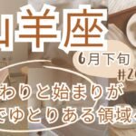 山羊座さん　終わることと始まることが交錯するとき。より豊かでゆとりある世界へ🌈 2024年6月下旬（6/21〜30）の運勢　カードリーディング　#山羊座　#タロット　#2024年6月