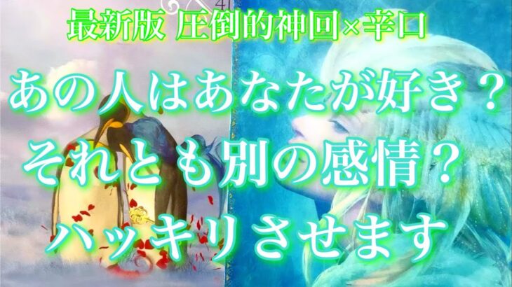 💕 最新版 辛口 圧倒的神回🐋 ハッキリさせます！あの人はあなたの事が好き？それとも新たな感情が芽生えたのか？🦋