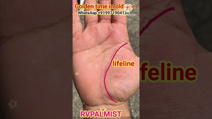 Golden time in old age|| #astrology #fortunetelling #palmistry  #palmreading #rvpalmist