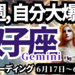 【双子座/Gemini】♊️2024年6月17日の週♊️最強の自分で行く‼️どんな時も軽やかに🍃クライマックス続く😊タロットリーディング🍀