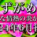 みずがめ座♒︎2024年6月後半 新たな情熱の炎が灯る　Aquarius tarot reading✴︎June 2024