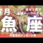 【うお座♓】2024年7月の運勢✨タイミング来訪！自分自身が金運パワスポ!?✨仕事運&金運&対人運⭐月星座別メッセージ有⭐#魚座#カード占い#7月の運勢