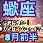 【8月前半の運勢】蠍座　急ぐ必要はない！幸運の光はすぐそこにある超細密✨怖いほど当たるかも知れない😇#星座別#タロットリーディング#蠍座