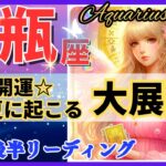 水瓶座♒最強の神回決定‼︎🌈この夏の大展開🦄これは凄い、心潤います✨開運 Aquarius 2024～タロット&オラクルカードリーディング～2024年7月後半