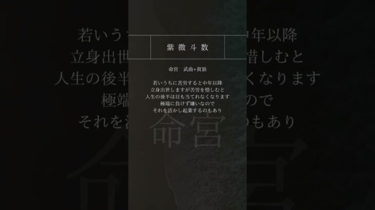 紫微斗数の星#風水 #四柱推命 #占い #オンラインレッスン #開運