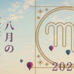 【蠍座さん♈︎】2024年8月の星座リーディング🌷🫧