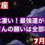 【7月後半の運勢】乙女座　これは凄い！最強運が来た乙女さんの願いは全部叶う！超細密✨怖いほど当たるかも知れない😇#タロットリーディング#天秤座