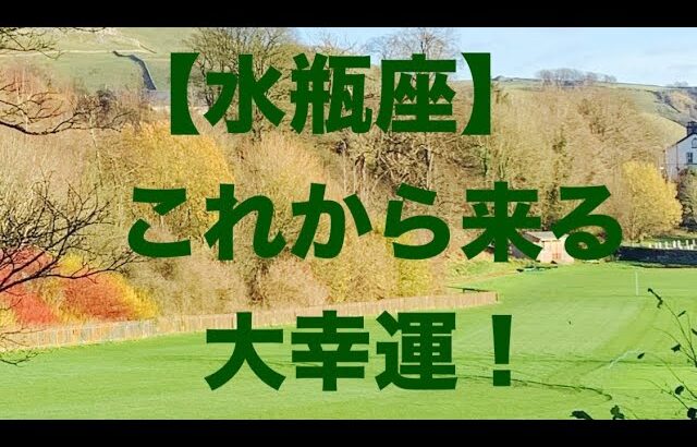 水瓶座♒️大幸運の変化が楽しみ‼️