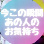 🌈今この瞬間あの人のお気持ち🌈【🔮ルノルマン＆タロット＆オラクルカードリーディング🔮】（忖度なし）