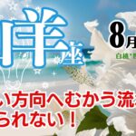 山羊座♑2024年8月★新しい方向へむかう流れ、止められない！