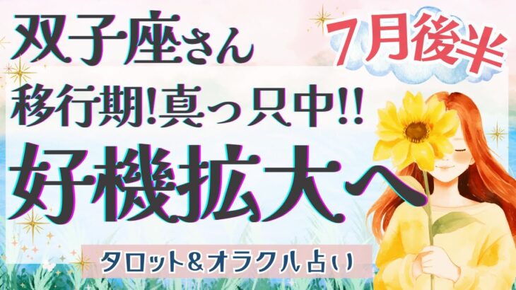 【双子座】「辛口あり」本格始動!! 理想を叶えるチャンス到来!! 見逃し注意です⭐️✨【仕事運/対人運/家庭運/恋愛運/全体運】7月運勢  タロット占い