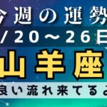 山羊座♑️今週の占い⭐️7/20〜26日カードリーディング