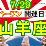 【やぎ座:7/29 最強開運日✨】今度こそ運気をあげたい‼️開運アドバイスがめじろ押し🌟嬉しい大変化は？！みるみるあなたも強運に⛩️🌈