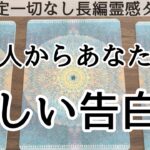 【見た時がタイミング🔔】相手からの嬉しい告白❤️ツインレイ/ソウルメイト/運命の相手/複雑恋愛/曖昧な関係/復縁/片思い/音信不通/ブロック/未既読スルー/好き避け/恋愛/結婚/占い/リーディング霊視