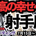 【射手座】♐️2024年7月15日の週♐️最高の幸せへ😊引退するには早すぎる🌈可能性の塊だから‼️タロットリーディング🍀