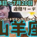 ❤️🕊️【やぎ座♑さん】🌱《7月14日～7月20日》週間リーディング🌱2024年12星座別リーディング✨♠ルノルマンカードグランタブロー♠タロットカード・オラクルカードでもみていきましょう🔮山羊座運勢