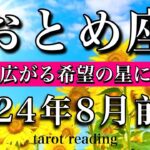 おとめ座♍︎2024年8月前半 夜空に広がる希望の星に気づく　Virgo tarot reading✴︎August 2024