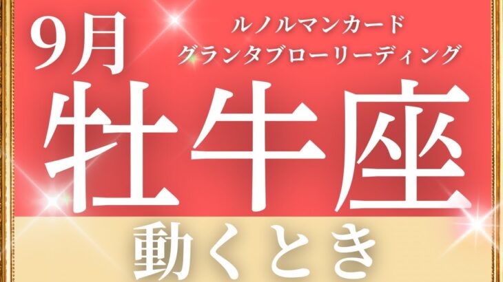 2024年9月【牡牛座】起こること～動くとき～【恐ろしいほど当たるルノルマンカードリーディング＆アストロダイス】