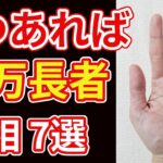 【手相占い】1つでもあれば億万長者を暗示する手相７選！