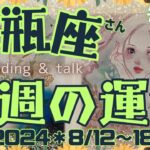 ♒️【水瓶座さん特化型】＊今週の運勢＊2024/8/12〜18＊reading & talk『既にある』のお話し#4