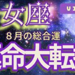 【乙女座】2024年８月の恋愛運、金運、健康運をタロットと占星術で鑑定