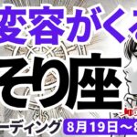 【蠍座】♏️2024年8月19日の週♏️大変容がやってくる。新しいステージに心、ときめかせて。タロットリーディング